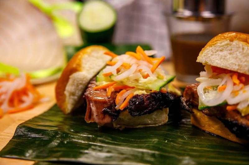 Bánh Mì brisket slider